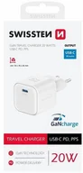 Ładowarki do telefonów - Travel Charger Gan 1X USB-C 20W Power Delivery White - miniaturka - grafika 1