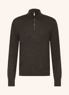 Calvin Klein Sweter Typu Troyer grau - Swetry męskie - miniaturka - grafika 1