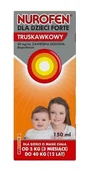 Leki przeciwbólowe - RECKITT BENC Nurofen dla dzieci forte zawiesina 40 mg/ml o smaku truskawkowym 150 ml - miniaturka - grafika 1