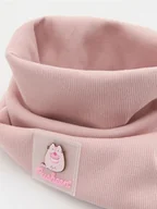 Apaszki i szaliki damskie - Reserved - Prążkowany komin Pusheen - różowy - miniaturka - grafika 1