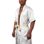 Kimona, stroje i obuwie - LEONE 1947 Premium, Szlafrok na pierścień Unisex – Dorosły, Biały, L/XL - miniaturka - grafika 1