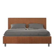 Łóżka - Łóżko tapicerowane 160x190 Labirinto 04 tkanina Adele w kolorze pomarańczowym - miniaturka - grafika 1