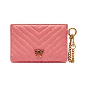 Etui na dokumenty i karty - Pinko Skórzane etui na karty - miniaturka - grafika 1