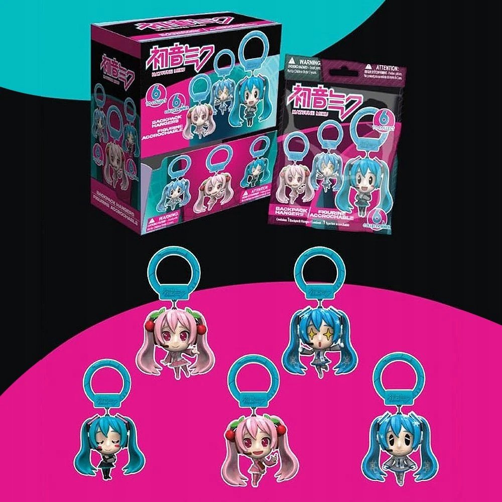 Zawieszka brelok na plecak Hatsune Miku blind pack 1 losowo 6 wariantów!