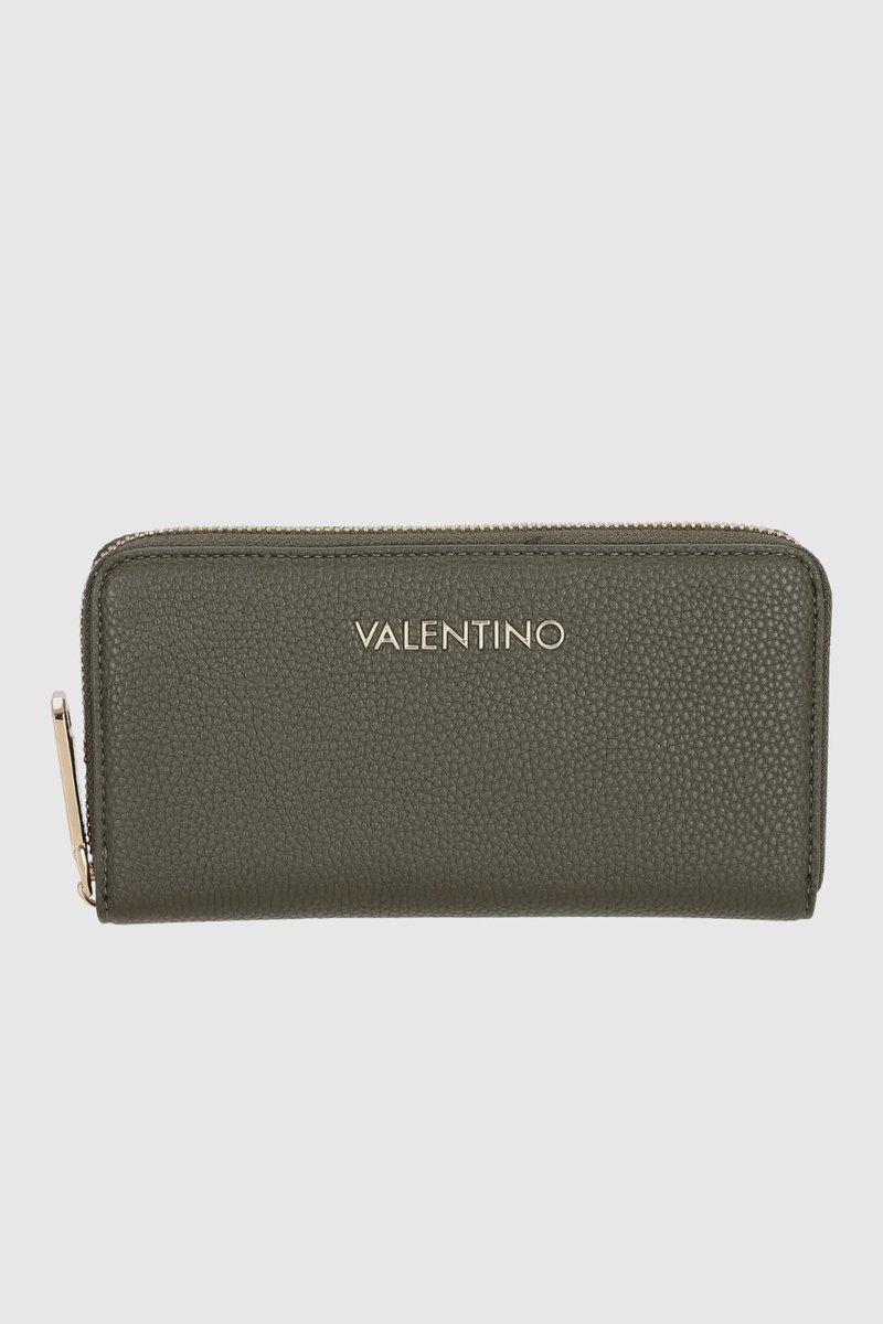 VALENTINO Zielony portfel Ring Re