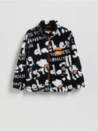 Kurtki i płaszcze dla chłopców - Reserved - Kurtka sherpa - czarny - miniaturka - grafika 1