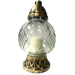 Znicz LW Z-447 31 cm złoty - Lampiony i znicze - miniaturka - grafika 1