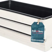 Donice - Skrzynka balkonowa taras drewniana 40 kwiaty wkład - KOTARBAU - miniaturka - grafika 1