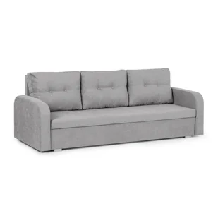 Kanapa sofa 3 os z funkcją spania sprężyny bonell BERLIN szary - Sofy i kanapy - miniaturka - grafika 1