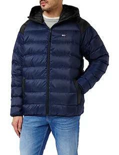 Tommy Jeans Męska kurtka puchowa TJM Clbk Light, Ciemna granatowa, XS - Kurtki męskie - miniaturka - grafika 1
