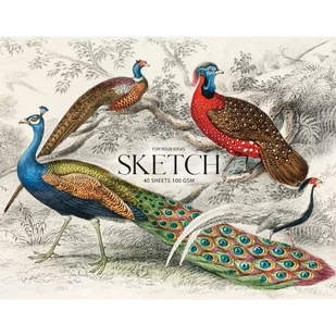 Blok do szkicowania a4+ 40k "Peacock" - Podobrazia, bloki, papiery - miniaturka - grafika 1