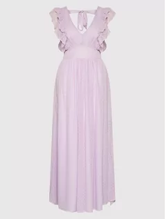 Sukienki - Vila Sukienka koktajlowa Renata 14073551 Fioletowy Regular Fit - grafika 1