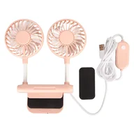 Chłodzenie procesora - Wentylator do monitora, 2 głowice, 3 prędkości, klips do komputera - miniaturka - grafika 1