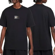 Koszulki męskie - Nike t-shirt koszulka męska sportowa czarna Loose Fit FZ7970-010 XL - miniaturka - grafika 1