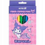 Przybory szkolne - Markery Flamastry Pisaki 10 sztuk 10 kolorów KUROMI Kite - miniaturka - grafika 1