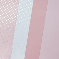 Papier do drukarek - Karton ozdobny metaliczne Kropki różowe mix (12) - miniaturka - grafika 1