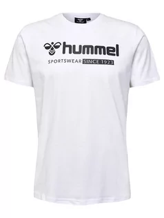 Koszulki męskie - Hummel T-shirt w kolorze białym - grafika 1