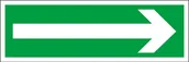 Tablice BHP - Raw-pol Znak Strzałka Z-1E-FS-100x300 - miniaturka - grafika 1