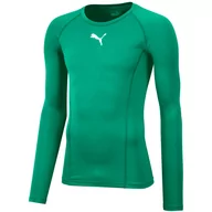 Bluzy sportowe męskie - Koszulka do piłki nożnej męska Puma Liga Baselayer Tee LS - miniaturka - grafika 1