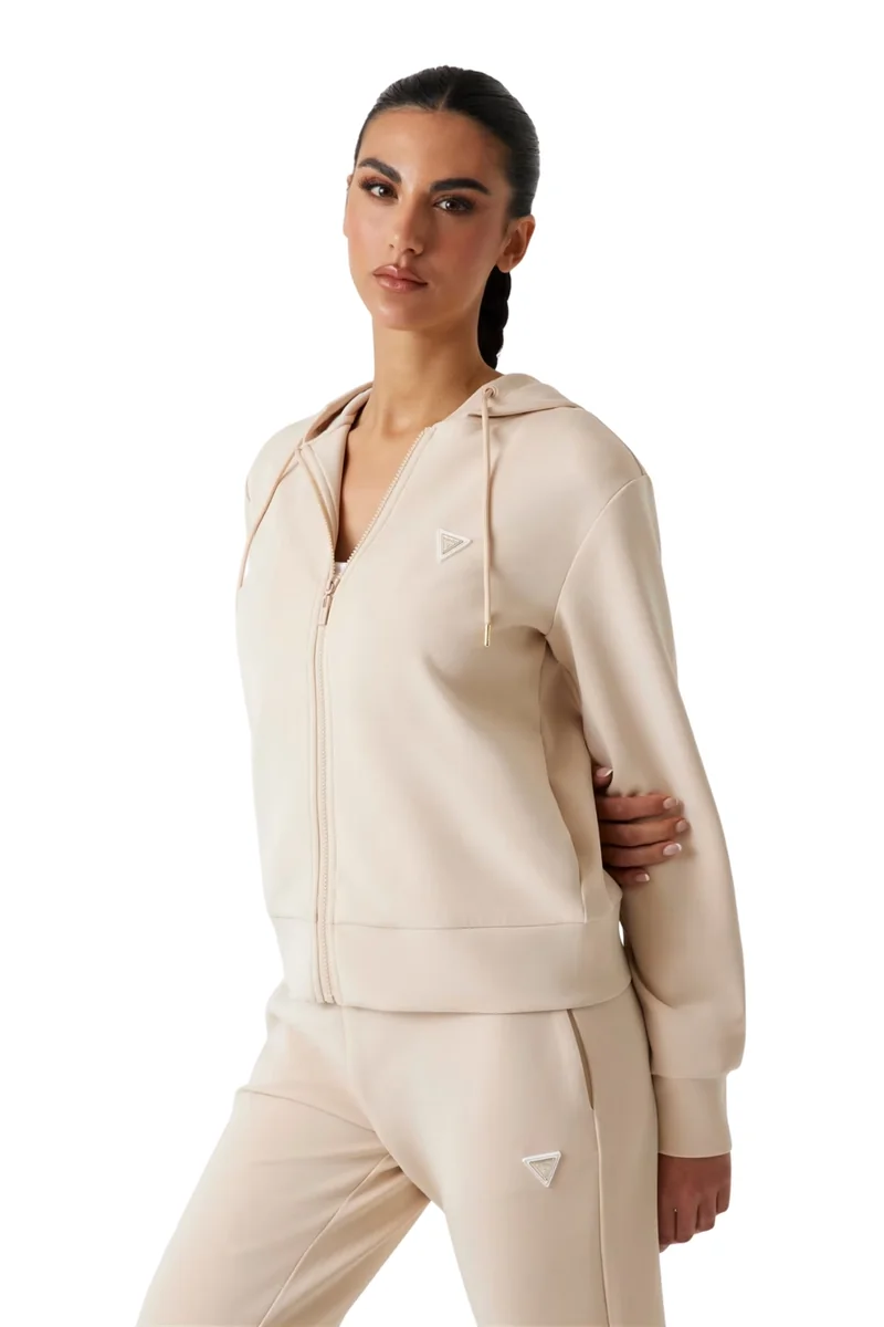 GUESS Damska bluza w kolorze taupe Olympe XL