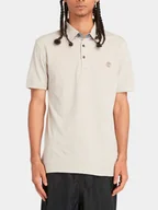 Koszulki męskie - Koszulka polo męska Timberland TB0A2DJ5 S Beżowa (194902941360). Koszulki polo męskie - miniaturka - grafika 1
