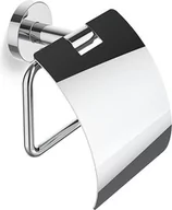 Stojaki i wieszaki na papier toaletowy - Uchwyt na papier toaletowy Basic chrom z klapką - miniaturka - grafika 1