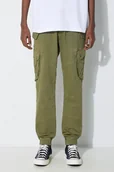 Spodnie męskie - Alpha Industries spodnie Combat Pant LW męskie kolor zielony w fasonie cargo 126215 - miniaturka - grafika 1