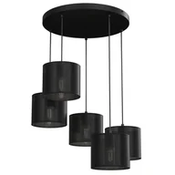 Lampy sufitowe - Okazała lampa wisząca, ażurowe abażury LX 5241 z serii LOFT SHADE - miniaturka - grafika 1