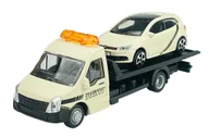 Samochody i pojazdy dla dzieci - BBURAGO LAWETA + VW VOLKSWAGEN POLO 1:43 31403 - miniaturka - grafika 1