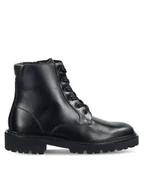 Botki damskie - Gant Trapery 31531116 Czarny - miniaturka - grafika 1