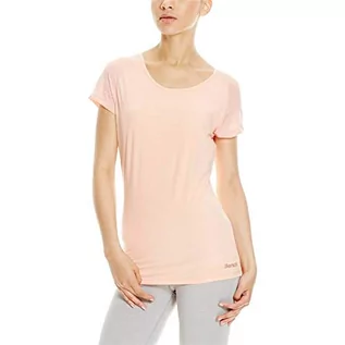 Koszulki i topy damskie - Bench żeńska Mesh panel Tee T-Shirt, różowy, l BLGF0192-PK170X - grafika 1