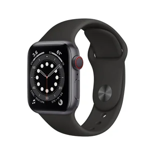 Apple Watch 6 GPS + Cellular 44mm Czarny - Smartwatch - miniaturka - grafika 1