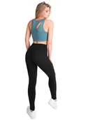 Skarpetki damskie - Legginsy damskie getry z marszczeniem czarne XL YOCLUB - miniaturka - grafika 1