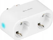 Programatory czasowe - Blow Inteligentne gniazdko podwójne sterowane WiFi programator czasowy - miniaturka - grafika 1