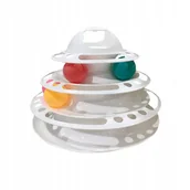 Zabawki dla kotów - Wieża z piłeczkami dla kota zabawka interaktywna - miniaturka - grafika 1