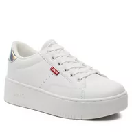 Buty dla chłopców - Sneakersy Levi's® VUNB0011S-2924 White Mirror - miniaturka - grafika 1