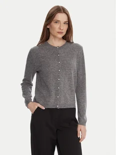 United Colors Of Benetton Kardigan 1002D501U Szary Regular Fit - Swetry damskie - miniaturka - grafika 1