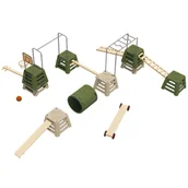 Zestawy naczyń dla dzieci - CLASSIC WORLD EDU Tor Przeszkód XXL Plac Zabaw Motoryczny Multi-Sprawnościowy - miniaturka - grafika 1