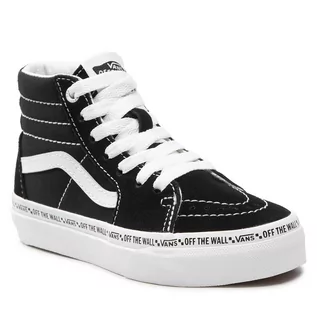Buty dla chłopców - Sneakersy VANS - Sk8-Hi VN0A5ELX6BT1 Mini Vans Black/True White - grafika 1