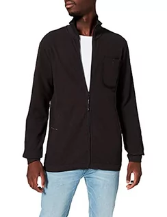 Bluzy męskie - G-STAR RAW Męska bluza kieszonkowa z zamkiem błyskawicznym Tweeter Ls, Czarny (Dk Black C814-6484), S - grafika 1