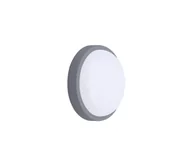 Lampy ogrodowe - Solight WO750-G- LED Kinkiet zewnętrzny LED/20W/230V 4000K IP54 szare okrągła - miniaturka - grafika 1