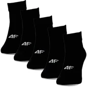 Skarpety termoaktywne - Skarpety 4F Męskie Krótkie 5-Pak Czarne Sportowe L - miniaturka - grafika 1
