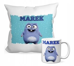 ZESTAW PODUSZKA + KUBEK Prezent Grizzy i lemingi BAJKA + IMIĘ 17 - Gadżety dla niej i dla niego - miniaturka - grafika 1