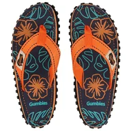 Klapki i japonki męskie - Japonki Gumbies Islander Orange Hibiscus Rozmiar butów (UE): 42 / Kolor: niebieski/pomarańczowy - miniaturka - grafika 1