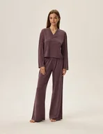 Piżamy damskie - Piżama Fudge 42024-40X Fioletowa - Henderson Ladies - miniaturka - grafika 1