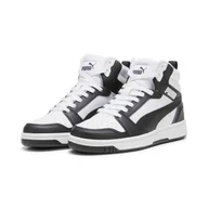 Buty trekkingowe dziecięce - Buty do chodzenia damskie Puma 01 Rebound V6 Mid Jr - miniaturka - grafika 1