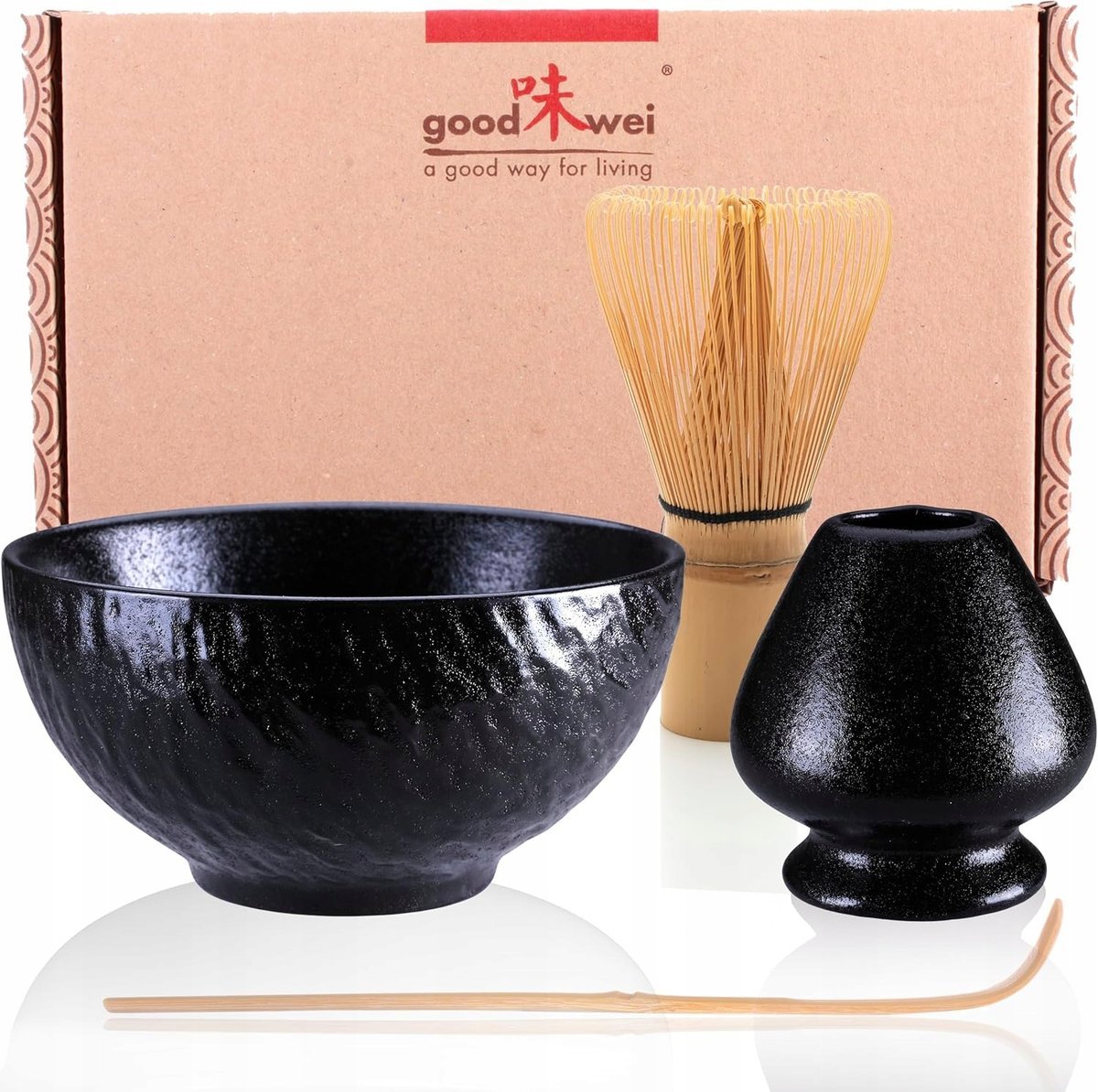 ZESTAW DO HERBATY MATCHA Z CERAMICZNĄ MISKĄ HERBATY MATCHA MISKA AKCESORIA