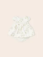 Sukienki i spódniczki dla dziewczynek - Mayoral Sukienka elegancka 1813 Écru - miniaturka - grafika 1