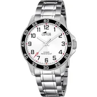 Paski - Lotus Zegarek dziecięcy 18786/4 Junior Collection koperta ze stali nierdzewnej 316l srebrny pasek ze stali nierdzewnej 316l srebrny - miniaturka - grafika 1