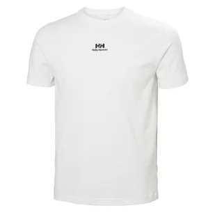Męska Koszulka z krótkim rękawem HELLY HANSEN YU PATCH T-SHIRT 53391_001 – Biały - Koszulki męskie - miniaturka - grafika 1